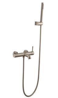 Смеситель для ванны Boheme Uno 463-NB никель брашированный